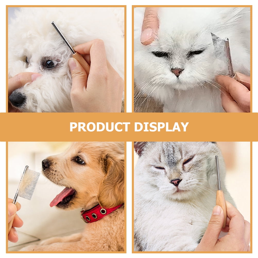 Wear-resistant Cat Hair Comb Portable Kitten Pet Dog Stripping Cleaning Razor The Cosmetic Wood