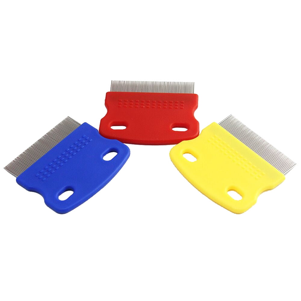 WSBDENLK Puppy Grooming Steel Small Fine Toothed Pet Flea Comb New Pet Hair Brush Combs and Brushes Hair Brush Shedding