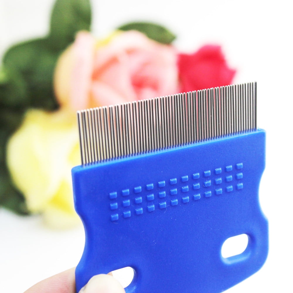 WSBDENLK Puppy Grooming Steel Small Fine Toothed Pet Flea Comb New Pet Hair Brush Combs and Brushes Hair Brush Shedding
