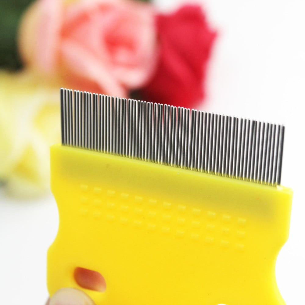 WSBDENLK Puppy Grooming Steel Small Fine Toothed Pet Flea Comb New Pet Hair Brush Combs and Brushes Hair Brush Shedding