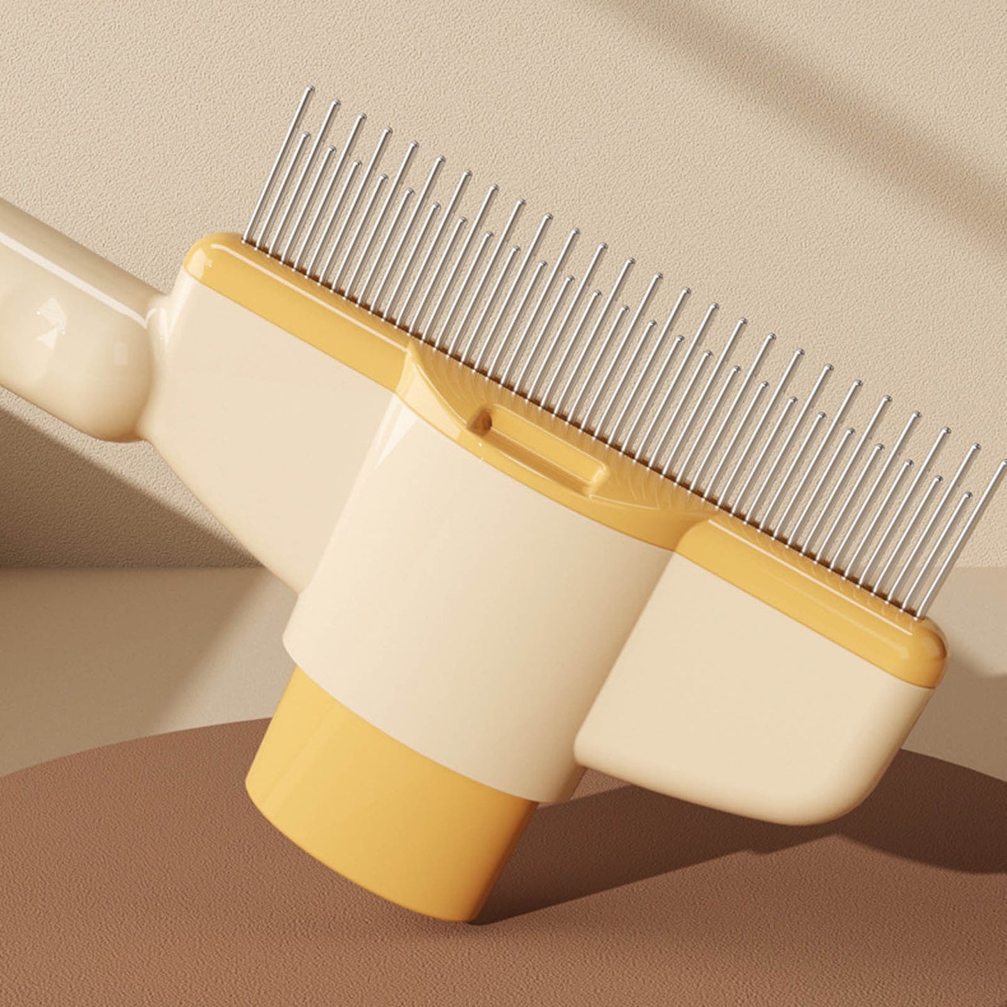 Fanglonggg Pet Hair Removal Comb Flea Comb 2025 New Stainless Grooming Massage Comb Automatic Cleaning Pet Flea Comb Multifunctional Pet Hair Comb For Dog And Cat