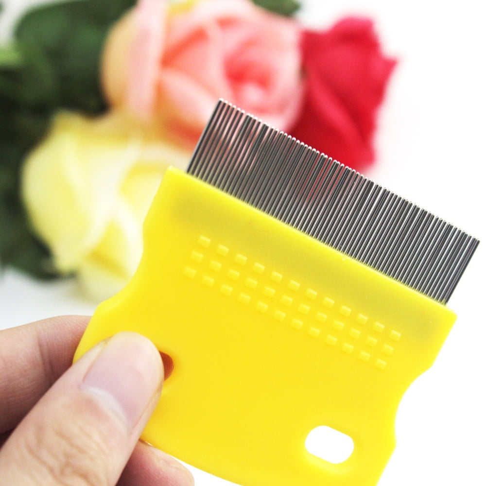 WSBDENLK Puppy Grooming Steel Small Fine Toothed Pet Flea Comb New Pet Hair Brush Combs and Brushes Hair Brush Shedding
