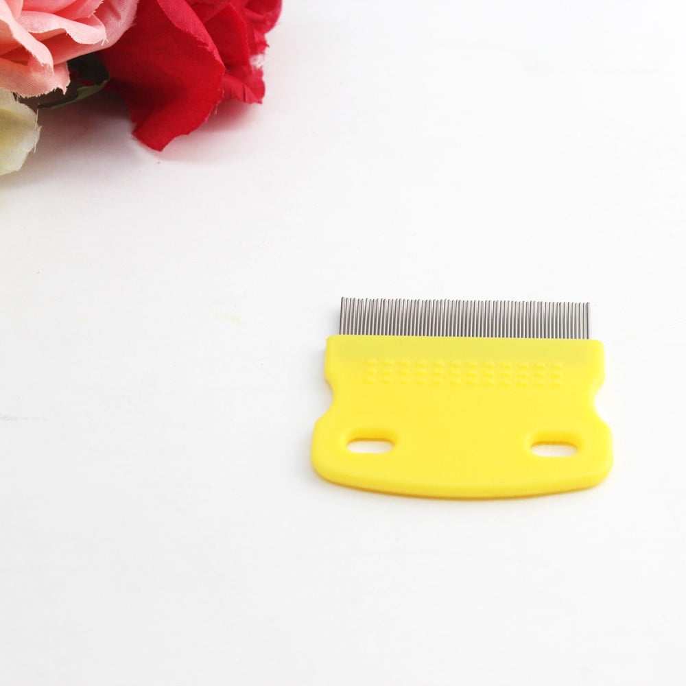 WSBDENLK Puppy Grooming Steel Small Fine Toothed Pet Flea Comb New Pet Hair Brush Combs and Brushes Hair Brush Shedding