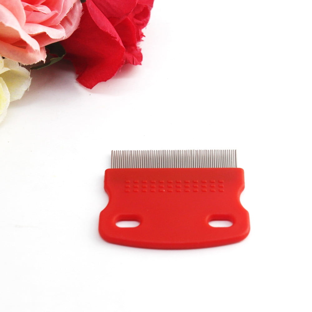 WSBDENLK Puppy Grooming Steel Small Fine Toothed Pet Flea Comb New Pet Hair Brush Combs and Brushes Hair Brush Shedding
