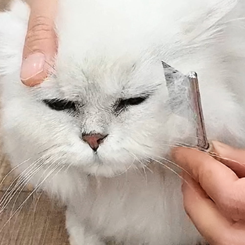 Wear-resistant Cat Hair Comb Portable Kitten Pet Dog Stripping Cleaning Razor The Cosmetic Wood