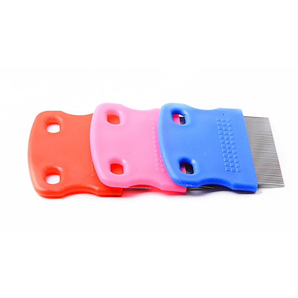 Papaba Pet Comb,Stainless Steel Pet Dog Cats Toothed Flea Removal Cleaning Brush Grooming Comb