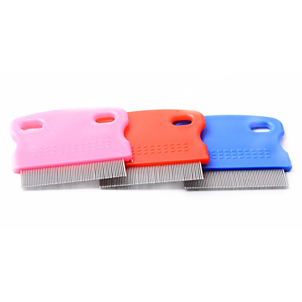 Papaba Pet Comb,Stainless Steel Pet Dog Cats Toothed Flea Removal Cleaning Brush Grooming Comb