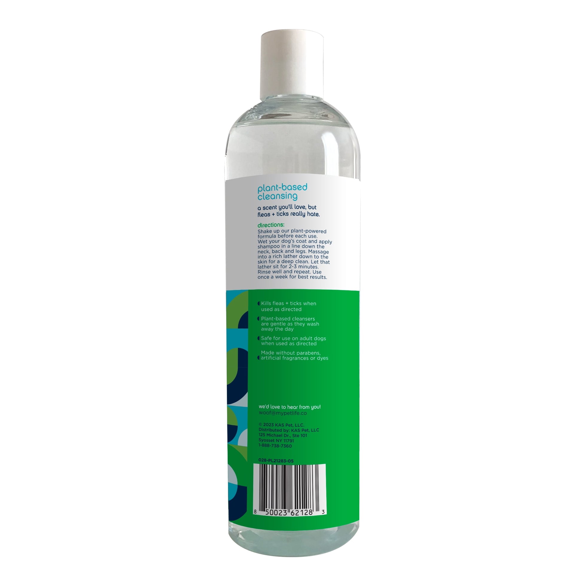 Pet Life Unlimited Flea & Tick Treatment Gel Shampoo for Dogs, 16oz