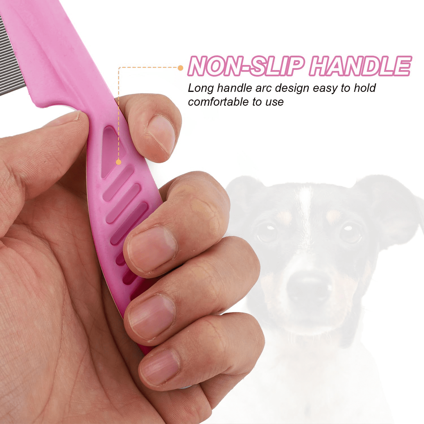 2 in 1 New Multi-Function Flea Removal and Grooming Pet Hair Brush