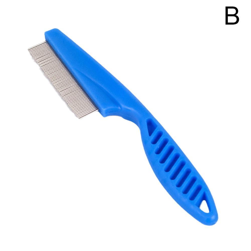 Pet Comb Pet Cat Dog Comb Flea Lice Tear Stain Remover Combs Long Handle Pet Grooming Tool by Shanghaiyuming Z0E1