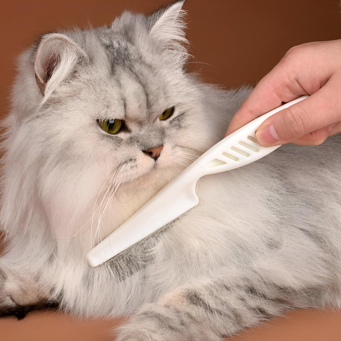 Flea Comb for Dogs and Cats, Pet Lice Comb Fine Tooth Grooming Tool for Removing Tear Stains, Fleas, Dandruff, Lice