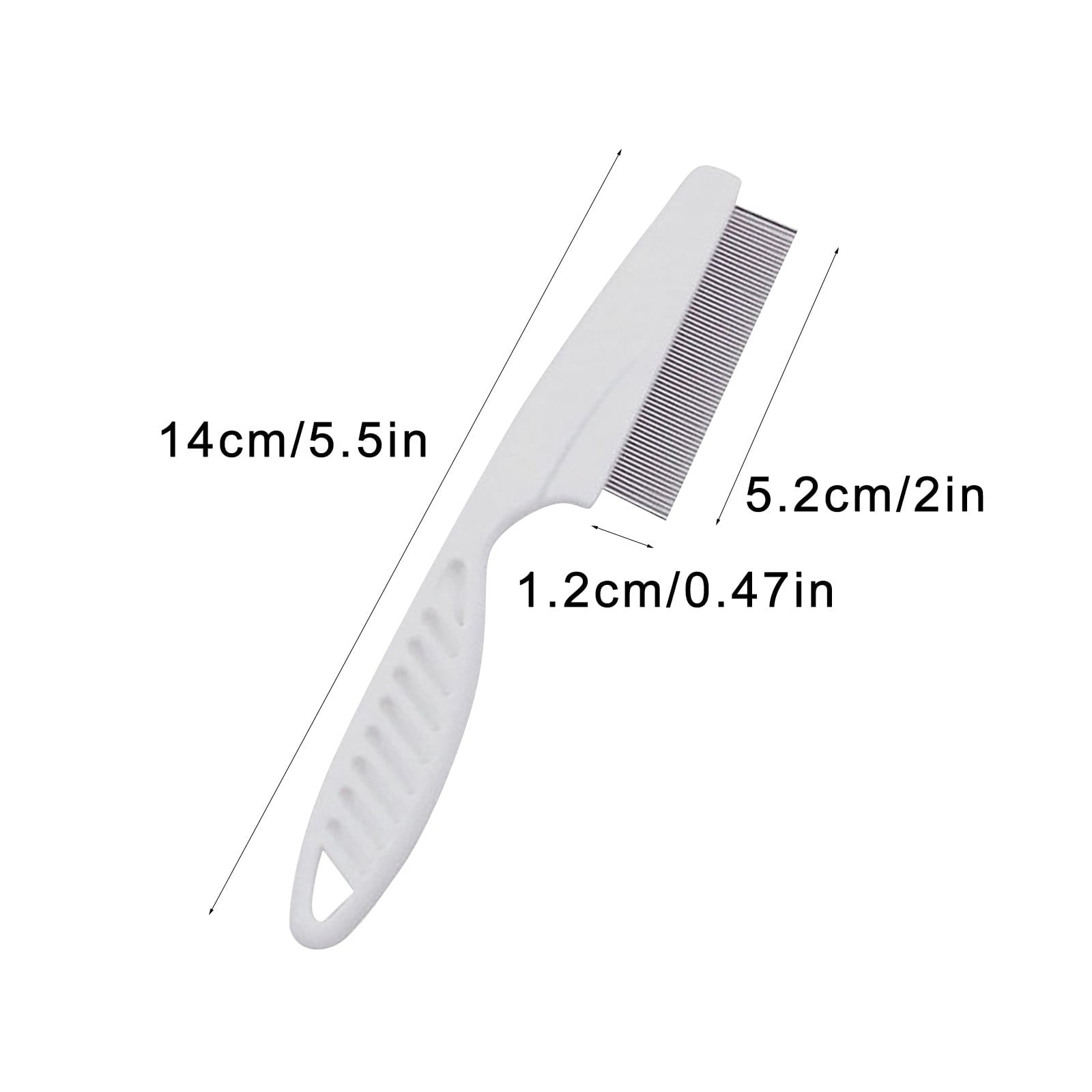BRWJ Flea Comb Multifunctional Hair Comb Flea And Tear Stain Removal Flea Comb For Dogs Dematting Fine Comb Grooming Comb