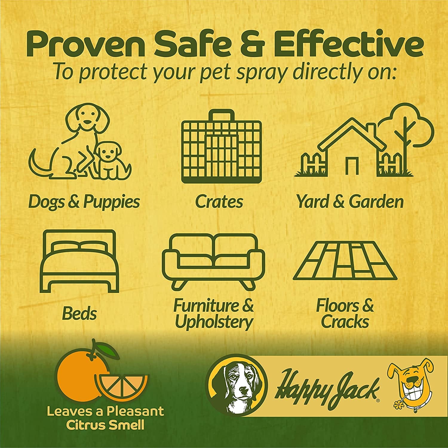 Happy Jack Kennel Dip II Flea, Tick & Mange Treatment for Dogs, 16 oz