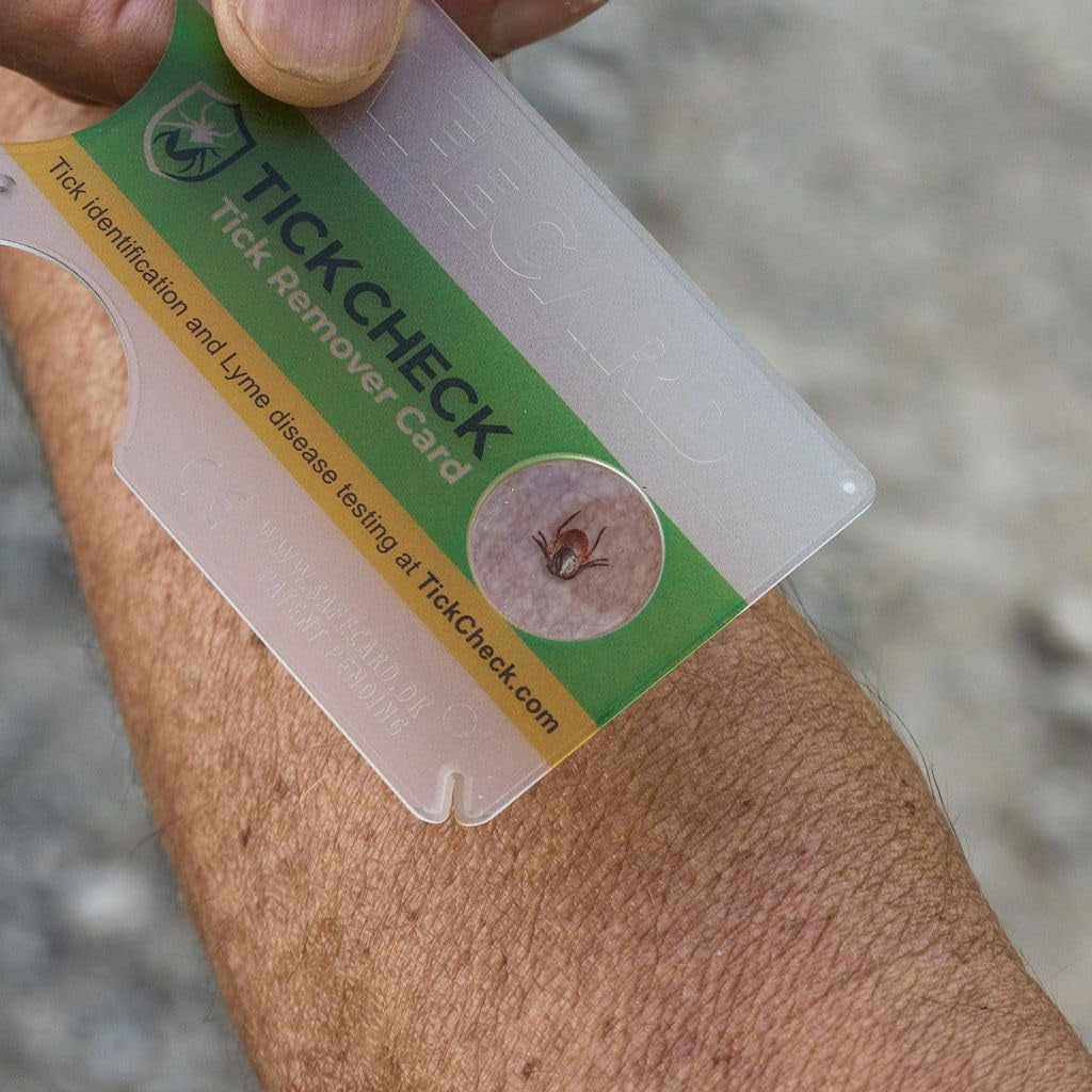 TickCheck Tick Remover Card - Wallet Sized Tick Removal Tool with Free Tick ID Card