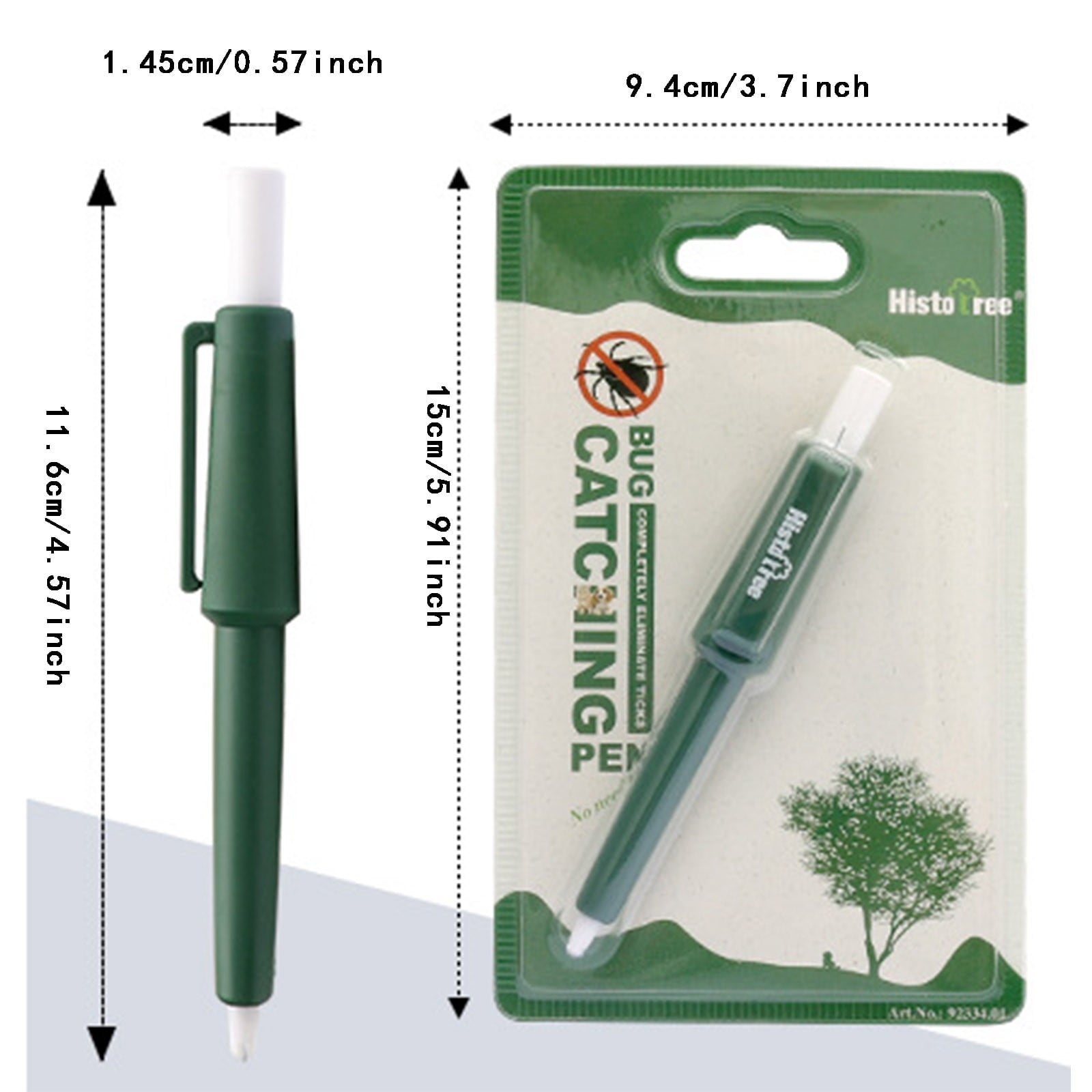 Bentne Pet Supplies Pet Insect Catching Tool Reliable Tick Removal Method Pet Catcher Cat and Dog Grooming Catcher Tick Holder Tick Remover Pen Tick Remover Flea Holder Pet Supplies