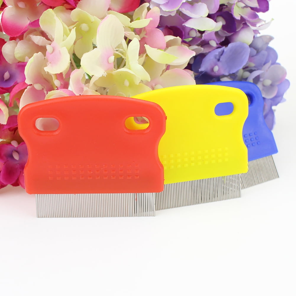 Papaba Pet Comb,Stainless Steel Pet Dog Cats Toothed Flea Removal Cleaning Brush Grooming Comb