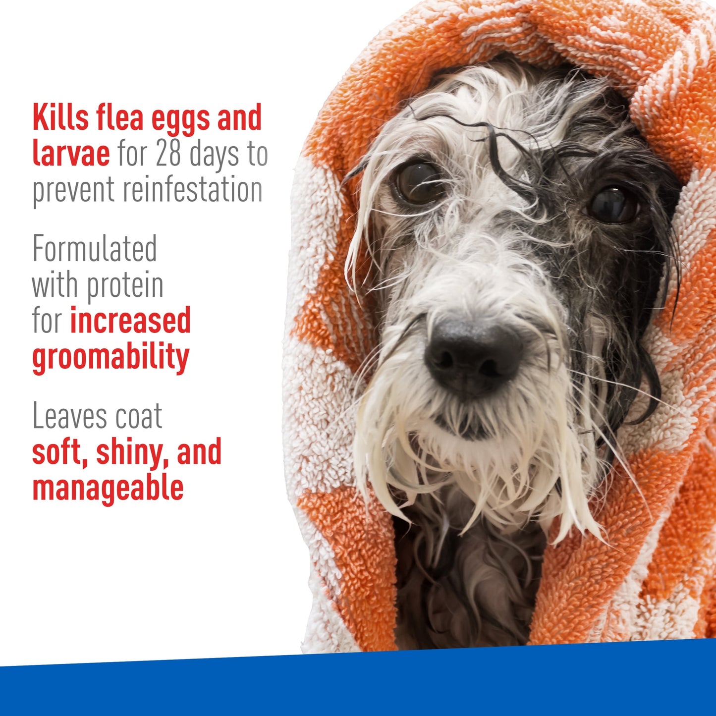 Adams Plus Flea & Tick Shampoo with Precor for Dogs & Puppies over 12 Weeks of Age, 24 oz
