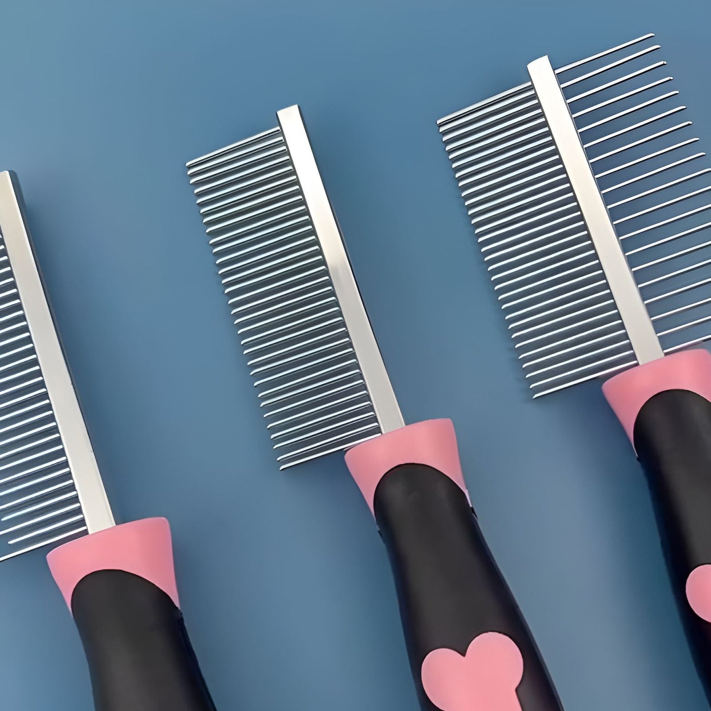 ACDANC Dog Comb,Dematting Comb for Dogs,For Long/Short Hair Cat Combs for Indoor Cats,Blue