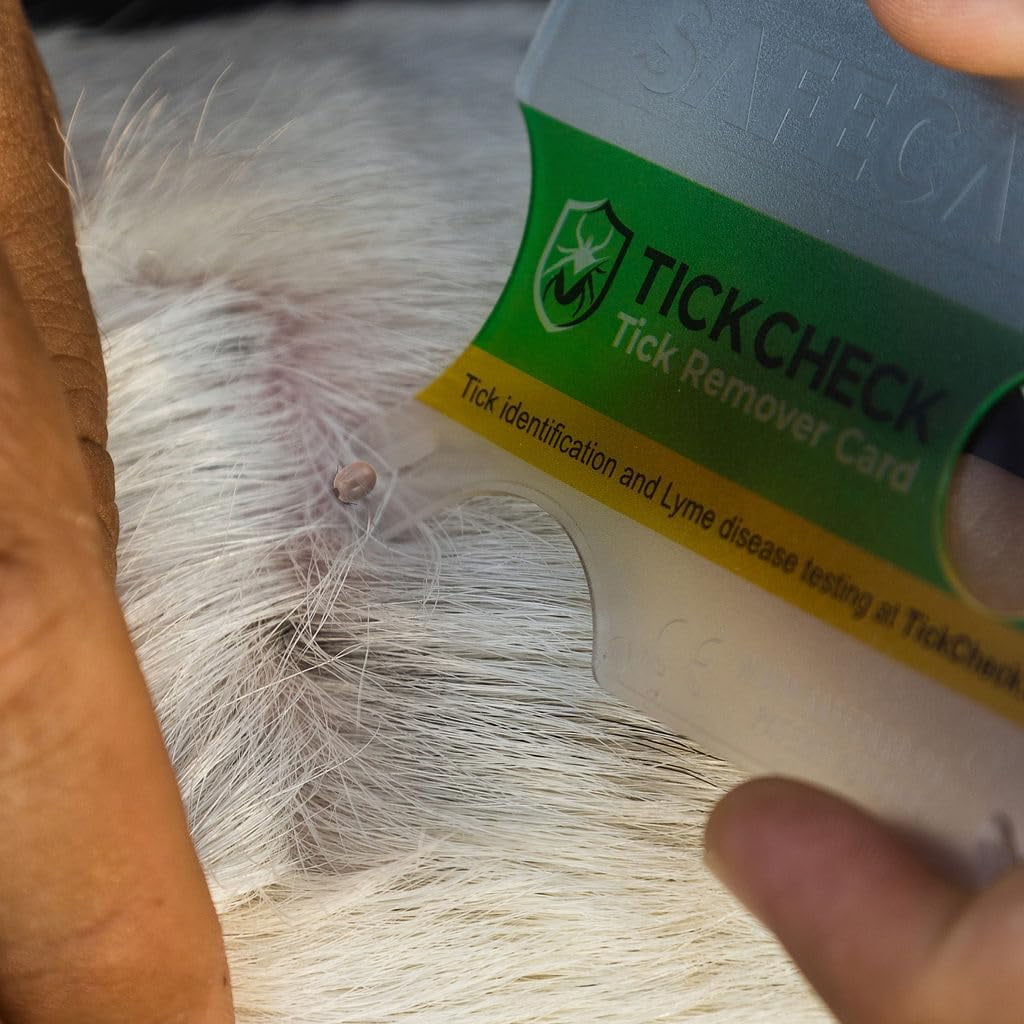 TickCheck Tick Remover Card - Wallet Sized Tick Removal Tool with Free Tick ID Card