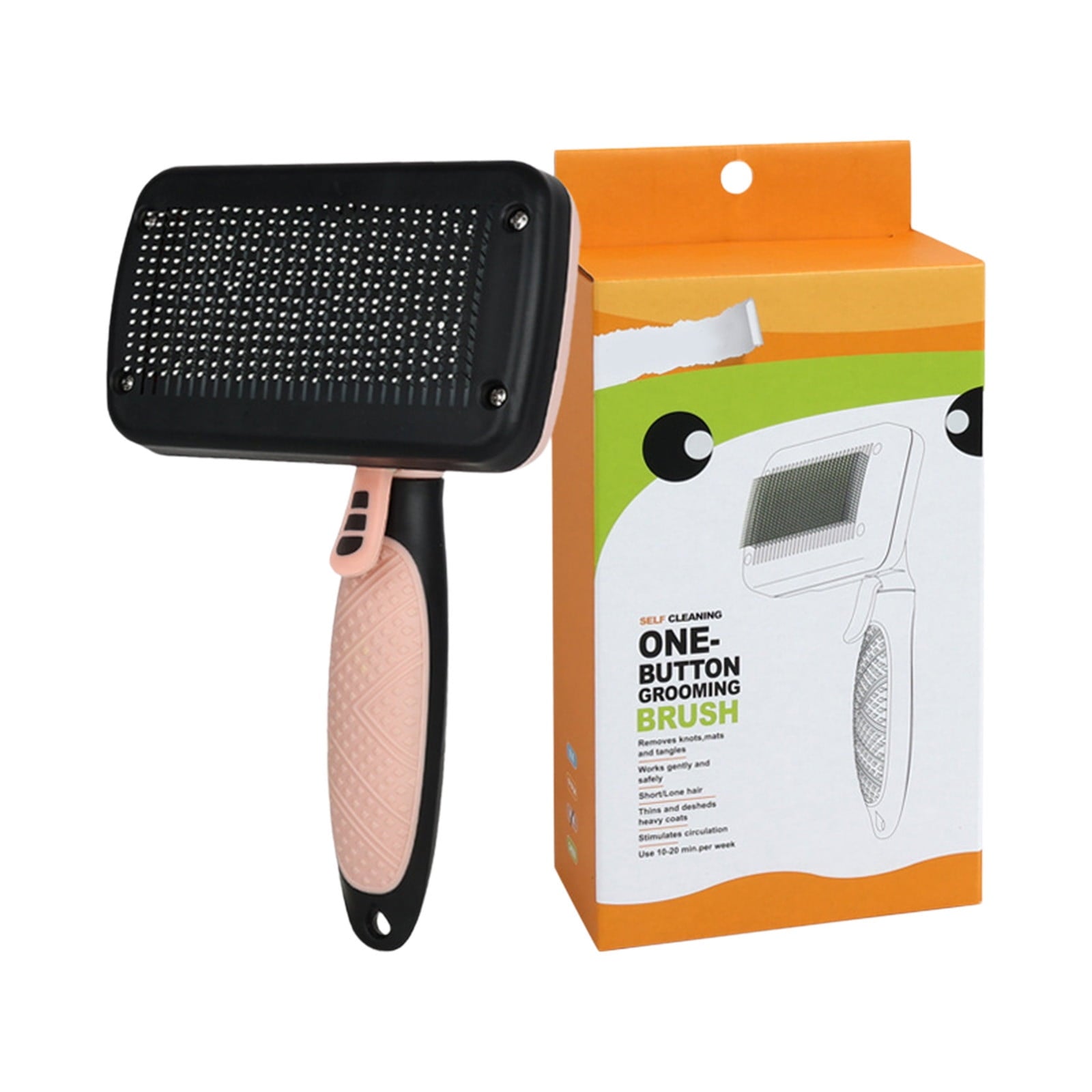 Nkmbld Pet Month Shopping List Pet Comb Suitable for Dogs and Cats Detangling and Hair Removal Comb Hair Removal Self Cleaning Needle Comb