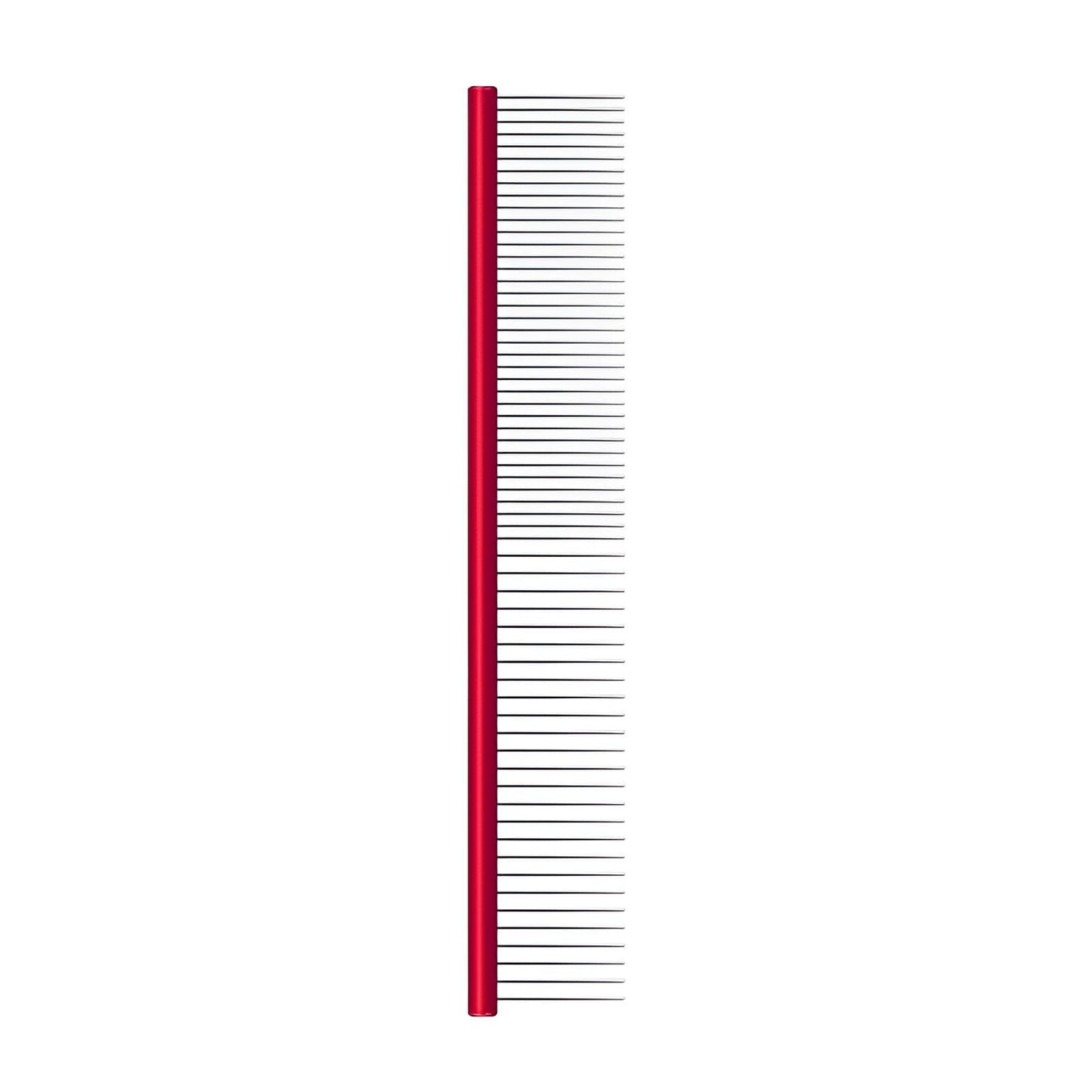 ACDANC Dog Comb,Dog Combs for Grooming Matting,Grooming Tool for Dogs and Cats Metal Comb,Red