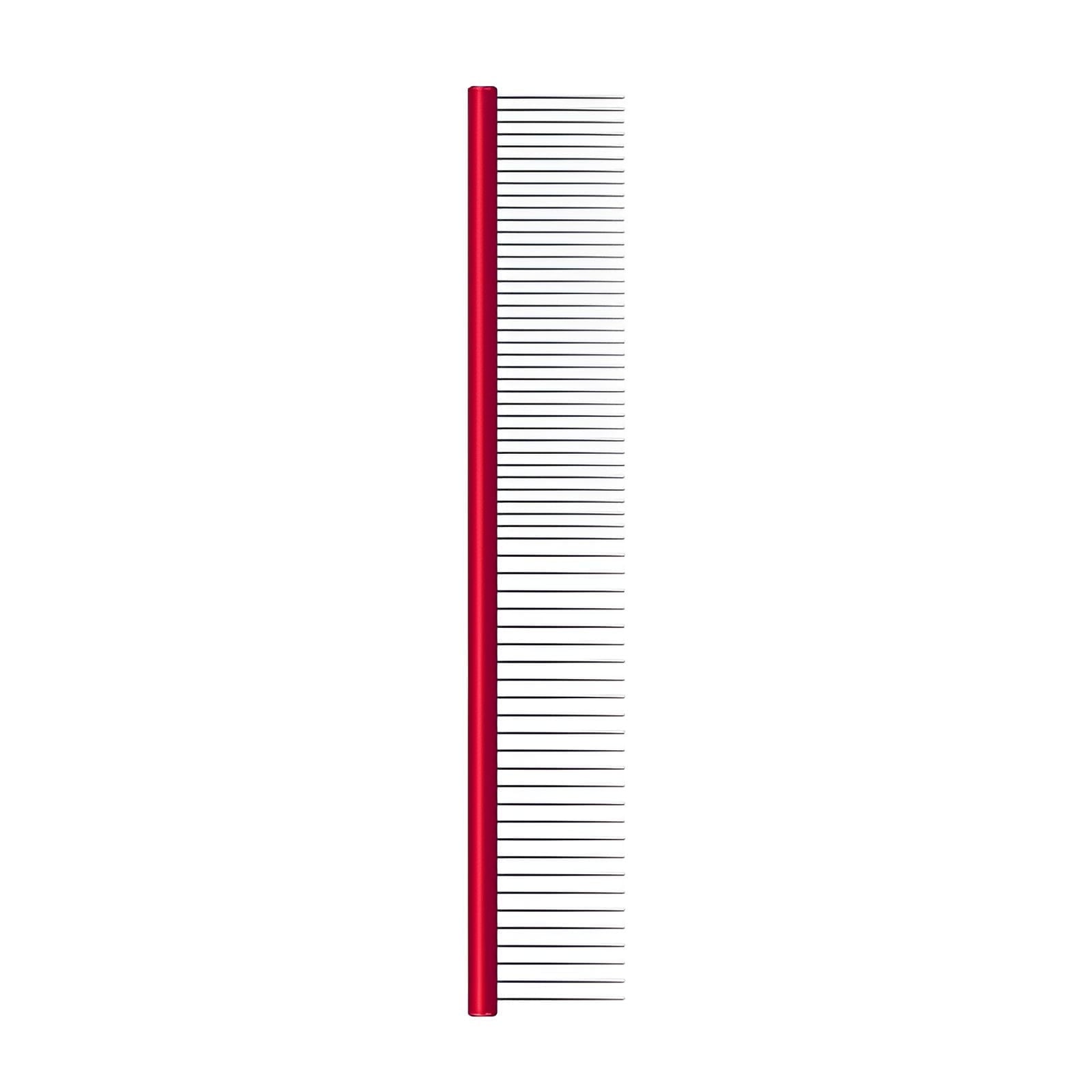 ACDANC Dog Comb,Dog Combs for Grooming Matting,Grooming Tool for Dogs and Cats Metal Comb,Red