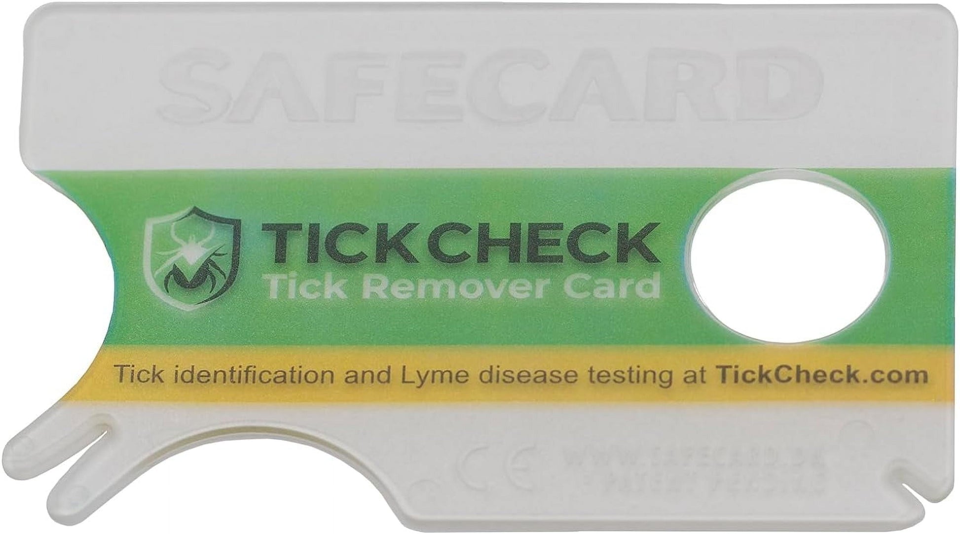 TickCheck Tick Remover Card - Wallet Sized Tick Removal Tool with Free Tick ID Card