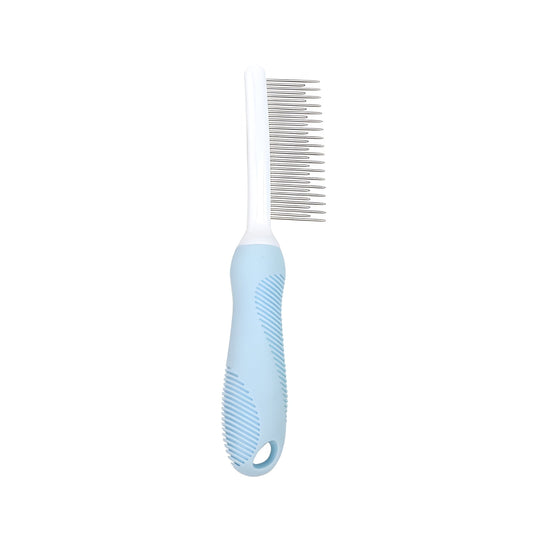 ACDANC Dog Comb,Effort-Saving Comb Metal Comb,For Cats & Dogs Dematting Comb for Dogs,Blue