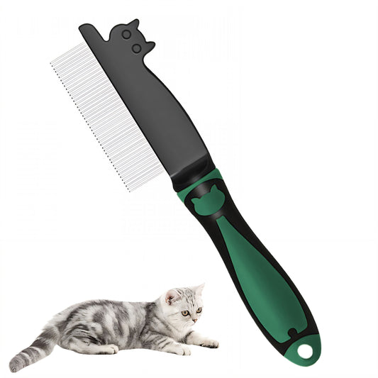 ACDANC Flea Comb,Cat Flea Comb,For Medium & Long Hair Flea Comb for Dogs,Green1