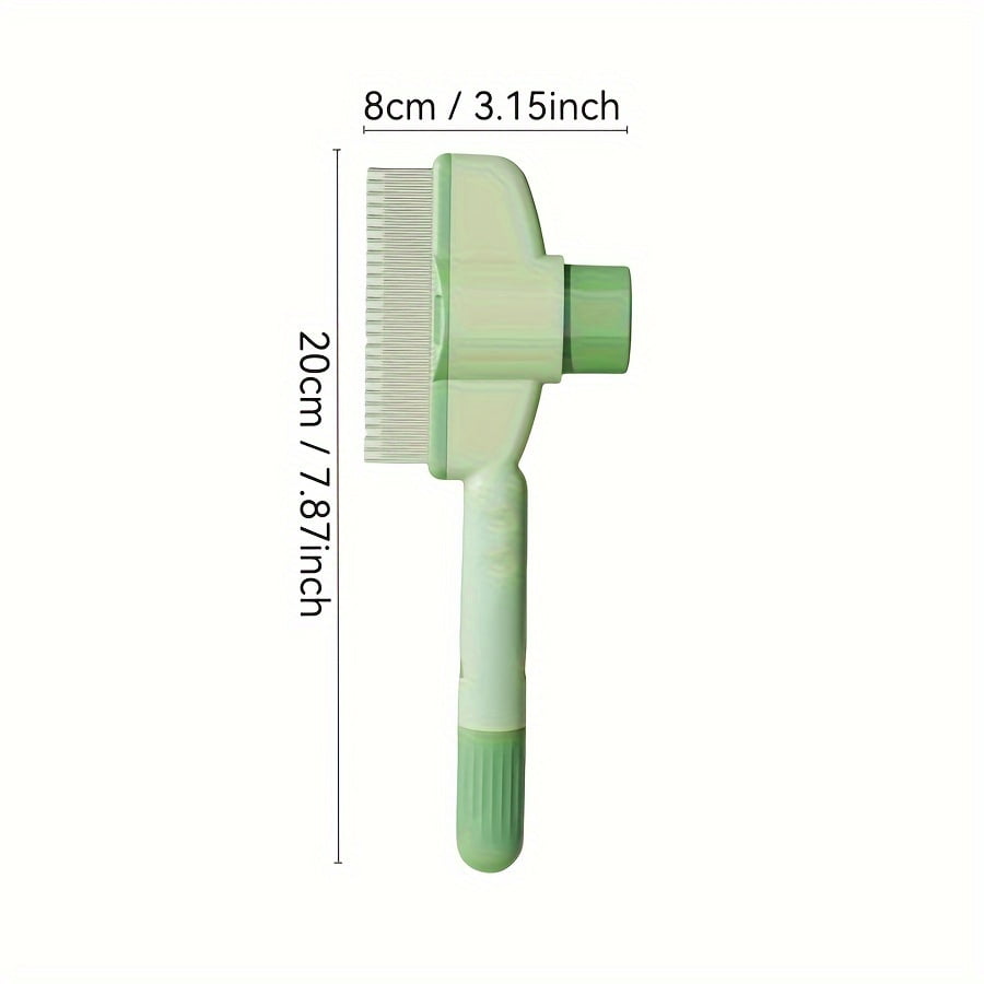 CNKOO Self-Cleaning Pet Grooming Comb for Dogs & Cats - Flea Removal  Dense Teeth Detangling Brush ZZZ