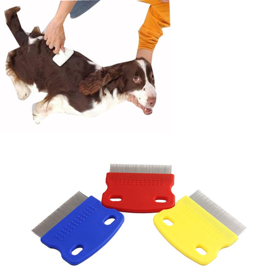 Clearance under $5 kladzum Dog Combs for Grooming, Metal Cat Comb for Removing Tangles and Knots, Dog Puppy Grooming Steel Small Fine Toothed Pet Flea Comb New Grooming Tool
