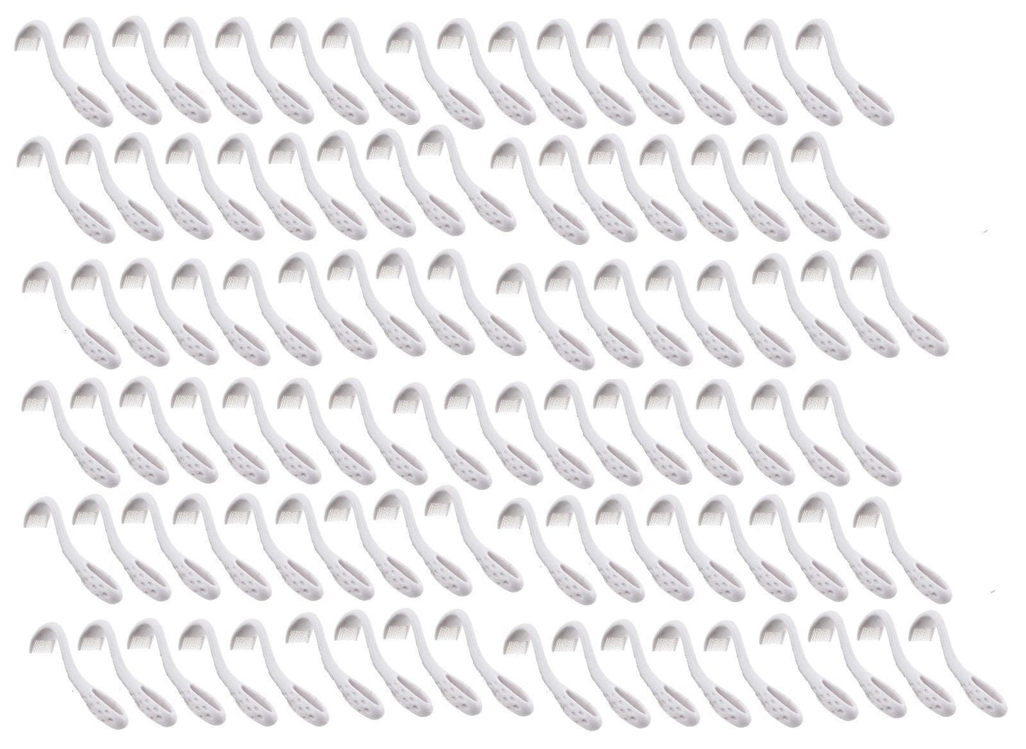 Dog Flea & Tick Remover Combs 2 in 1 Deluxe Grooming Tool Curved Bulk Available (100 Combs)