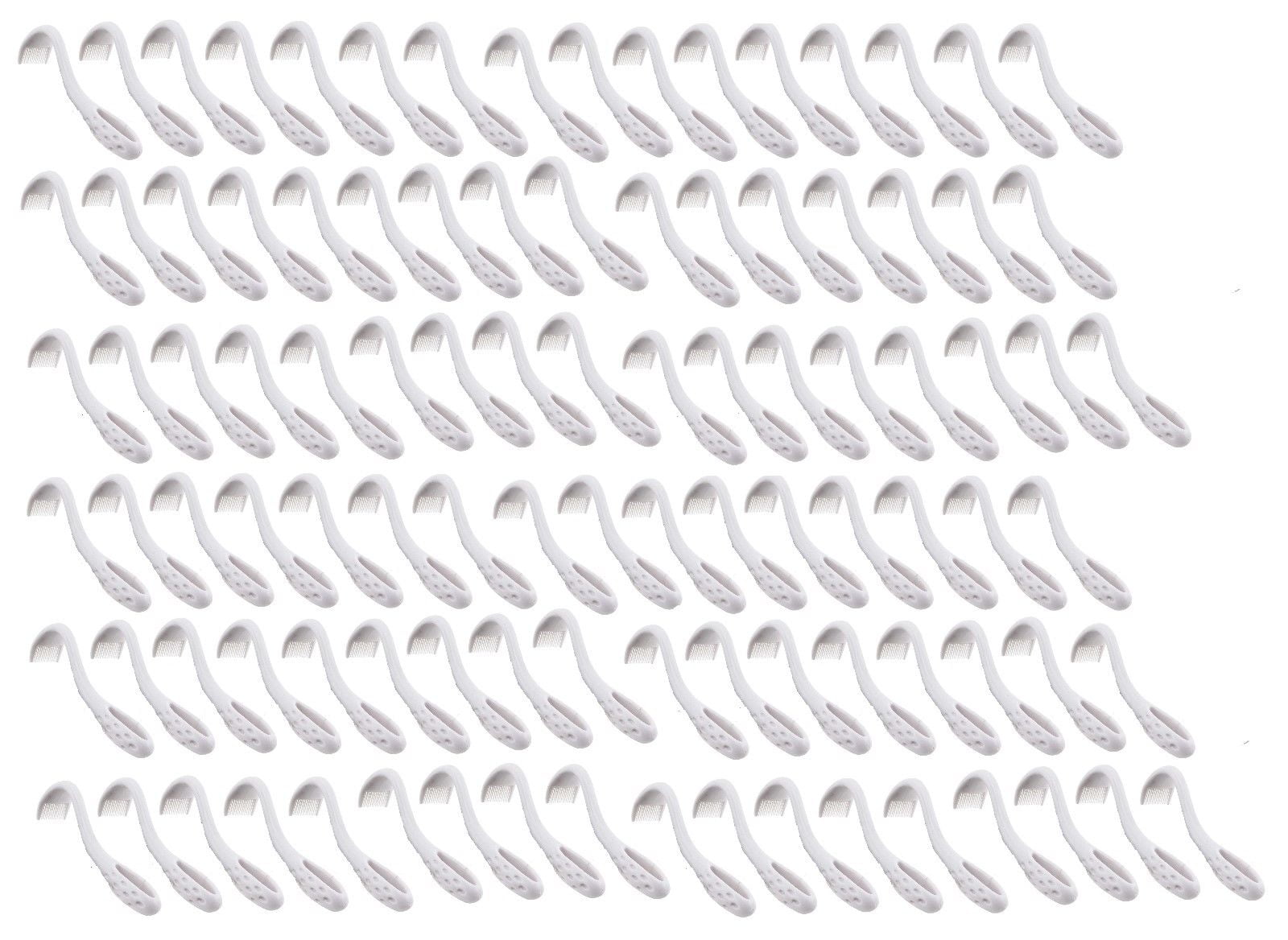 Dog Flea & Tick Remover Combs 2 in 1 Deluxe Grooming Tool Curved Bulk Available (100 Combs)
