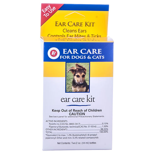 1PC Miracle Care Ear Mite Treatment Kit for Dogs