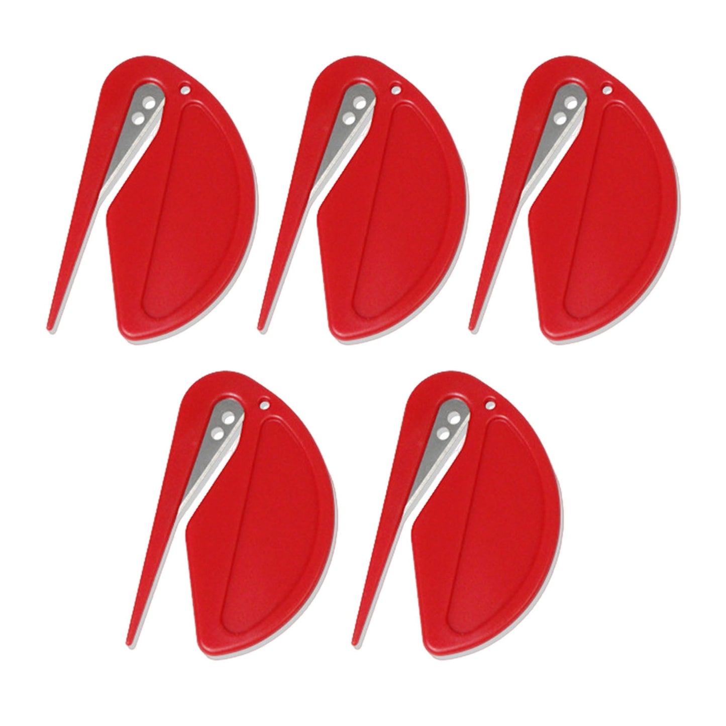 Pebbuoy 5 Pcs Pet Comb Knotting Comb for Cats Dogs Ergonomic Design Effective Pet Hair Removal Grooming Tool