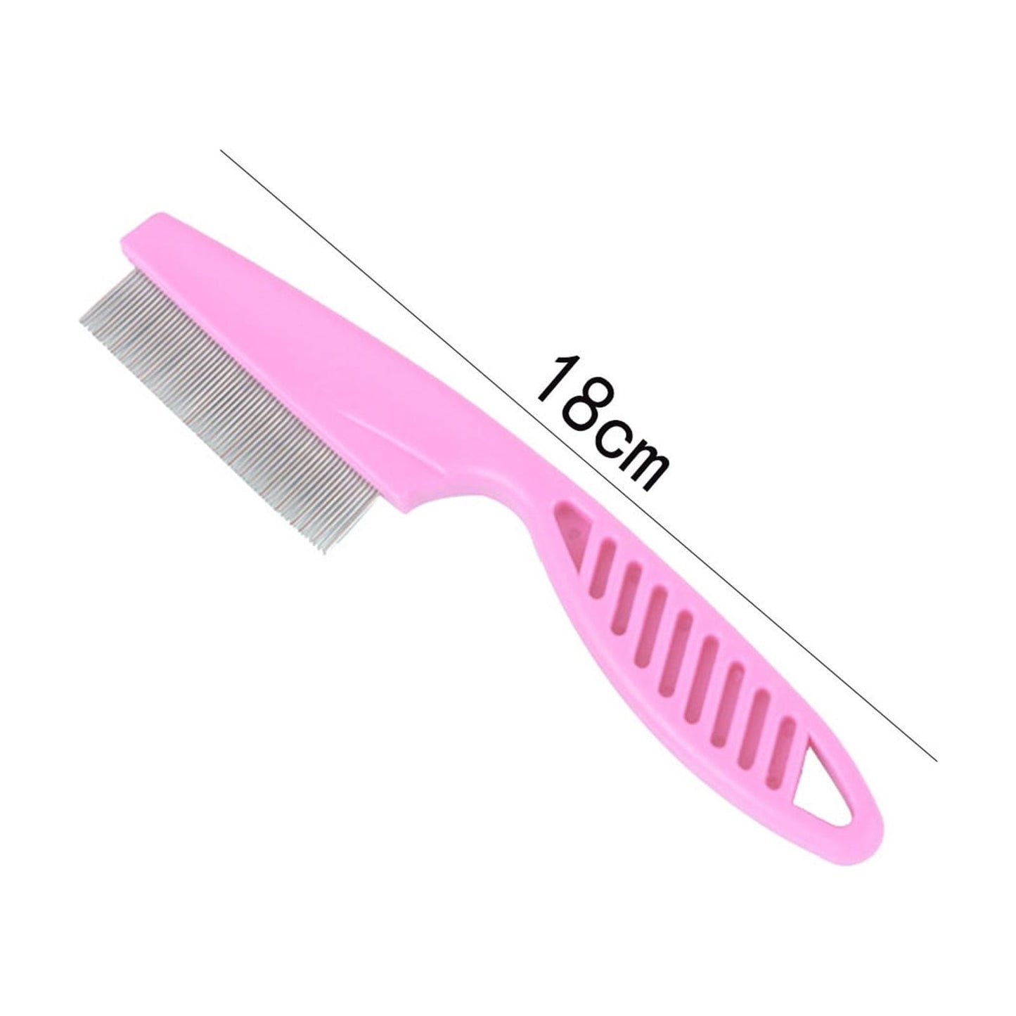 Pet Hair Grooming Comb Flea Shedding Brush Puppy Dog Stainless Comb