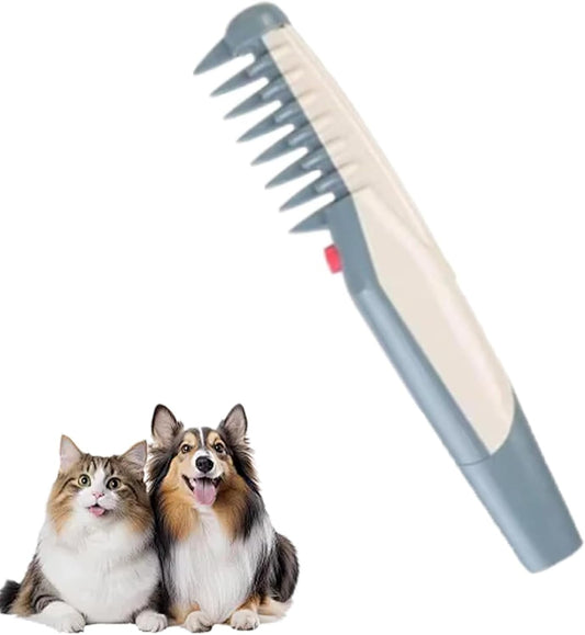 TKing Home Mataway E-Comb, Mataway E Comb, Petsboro Mataway E-Comb, Lifweb Mataway E-Comb, Electric Pet Dog Grooming Comb Hair Trimmer, Pet Hair Knot Remover for Dogs Puppies Cats