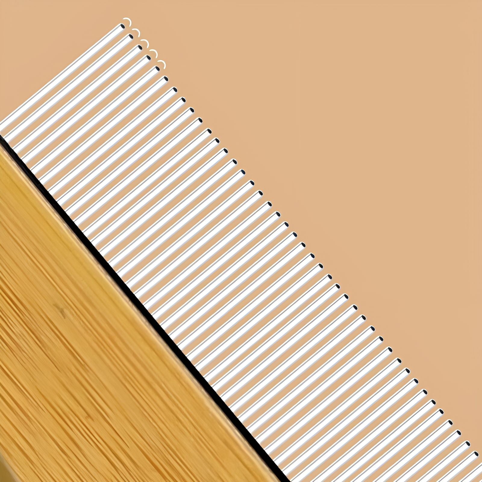ACDANC 2Pcs Flea Comb,Stainless Steel Flea Comb for Cats,For Short Hair Flea Comb for Dogs