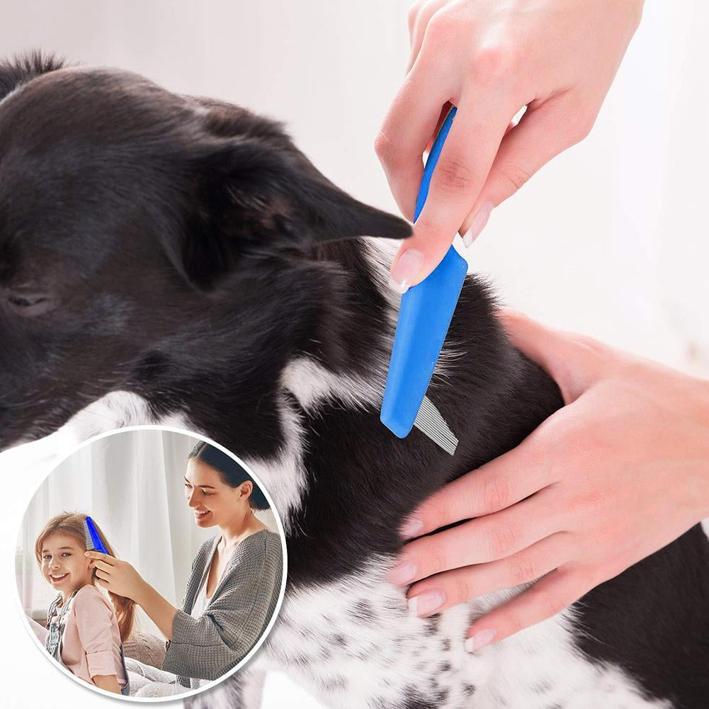 Pet Comb Pet Cat Dog Comb Flea Lice Tear Stain Remover Combs Long Handle Pet Grooming Tool by Shanghaiyuming Z0E1