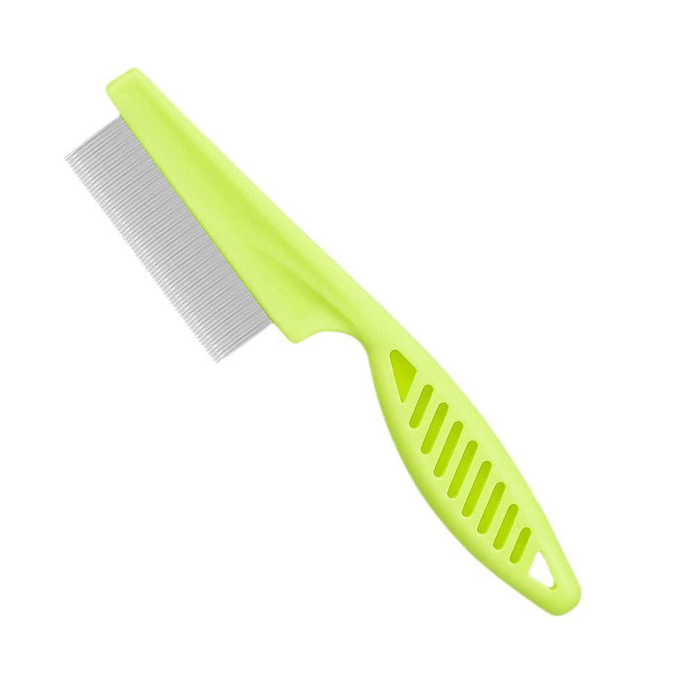 Pet Comb Pet Cat Dog Comb Flea Lice Tear Stain Remover Combs Long Handle Pet Grooming Tool by Shanghaiyuming Z0E1