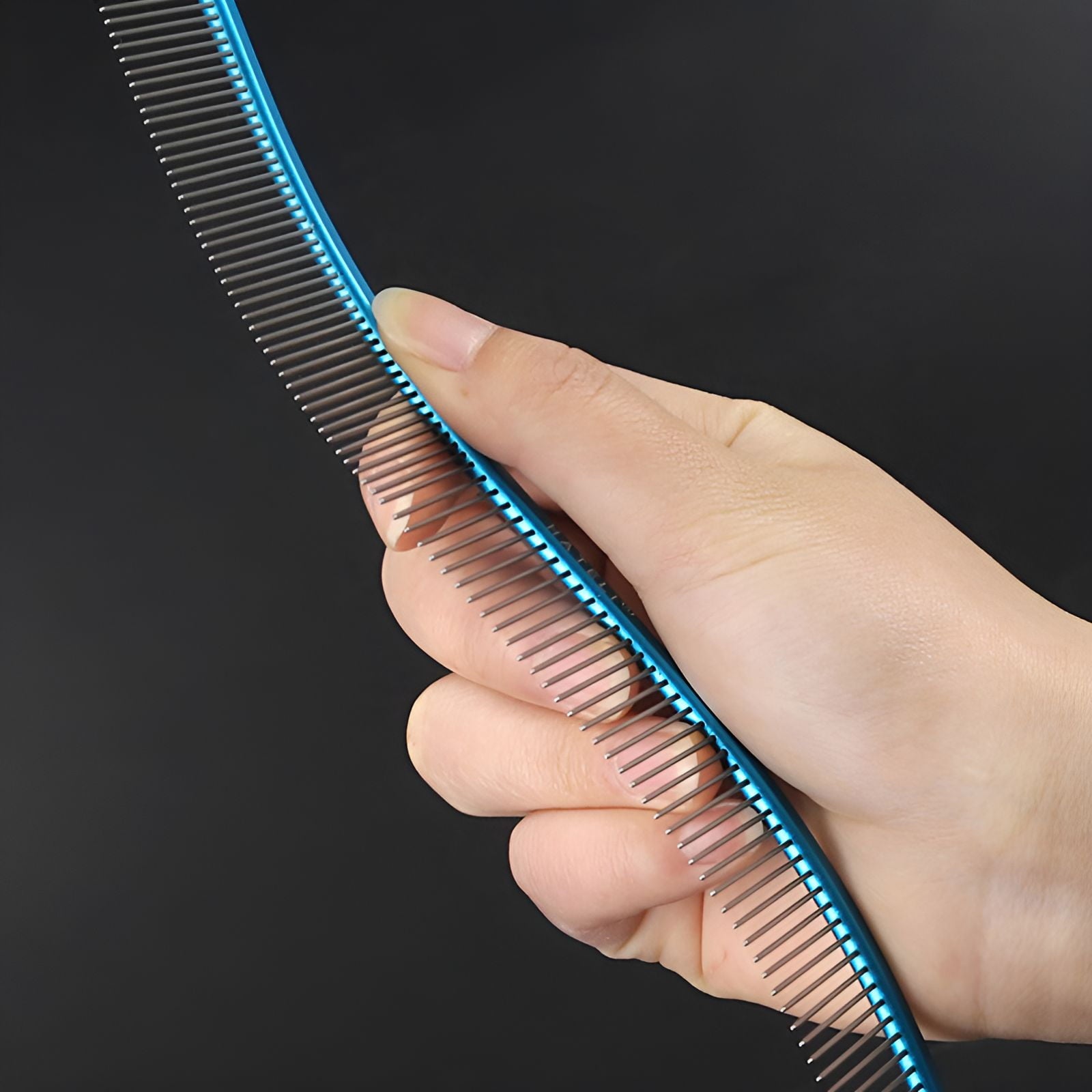 ACDANC 2Pcs Dog Comb,Stainless Steel Cat Comb,For Long & Short Hair Metal Comb