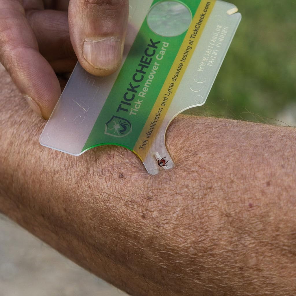 TickCheck Tick Remover Card - Wallet Sized Tick Removal Tool with Free Tick ID Card